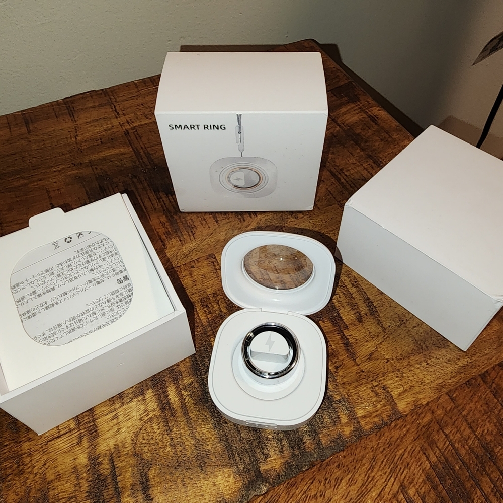 Smart Ring with Charging Case